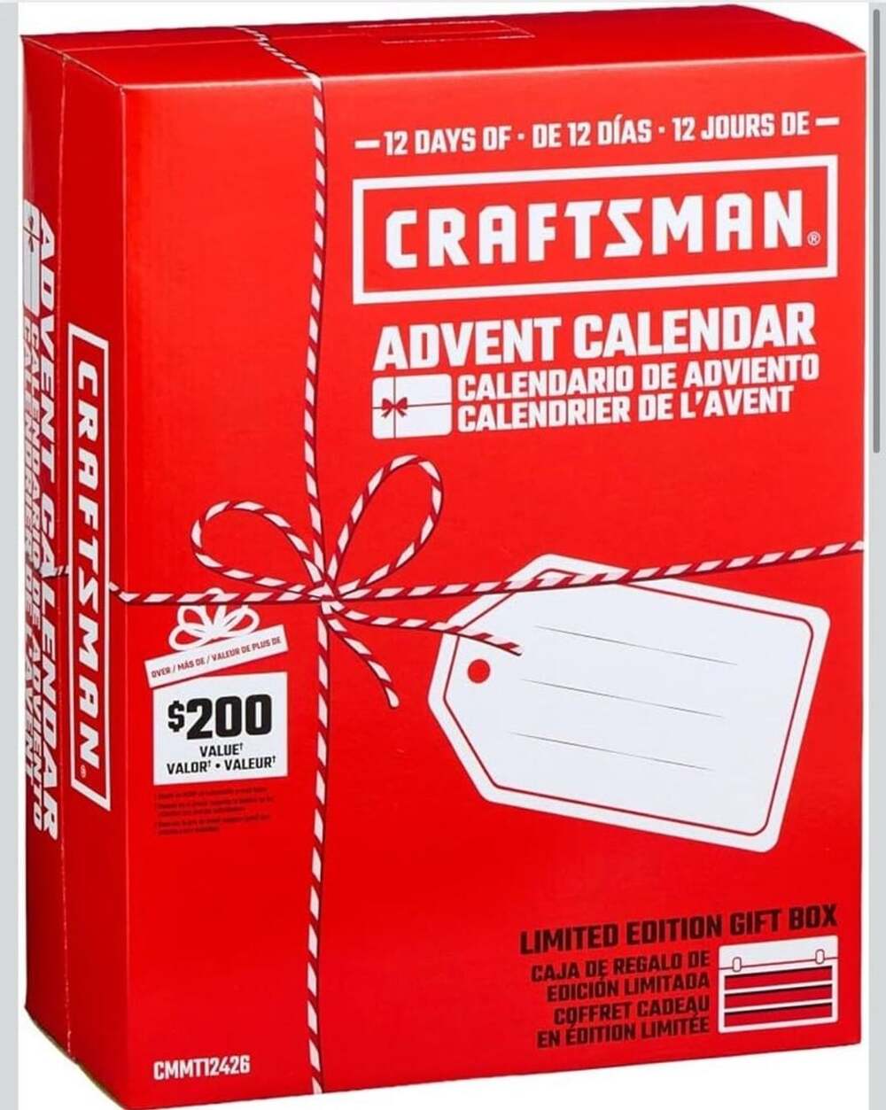 Craftsman 12 Days Of Surprises Advent Calendar Limited Edition Gift Box CMMT1242